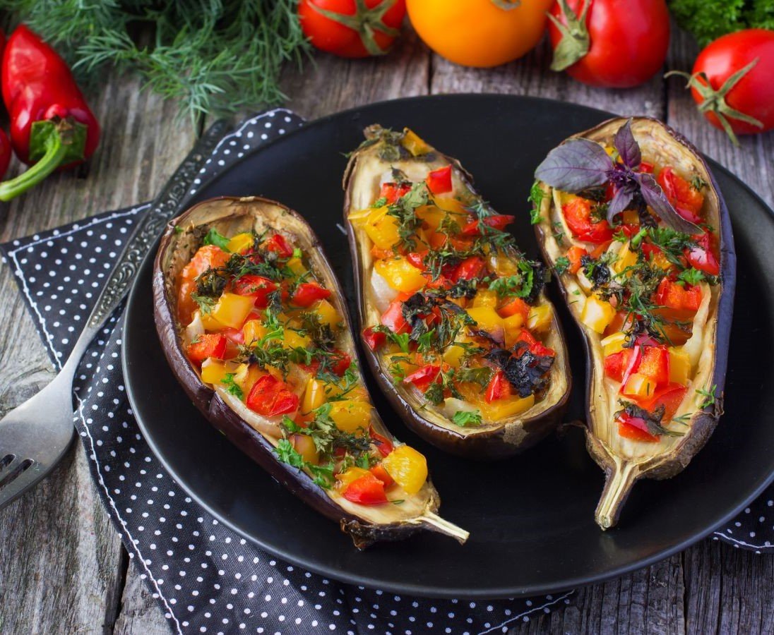 Berenjenas Rellenas de Verduras