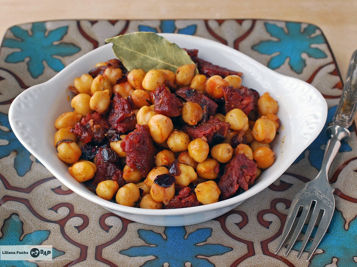 Garbanzos Salteados