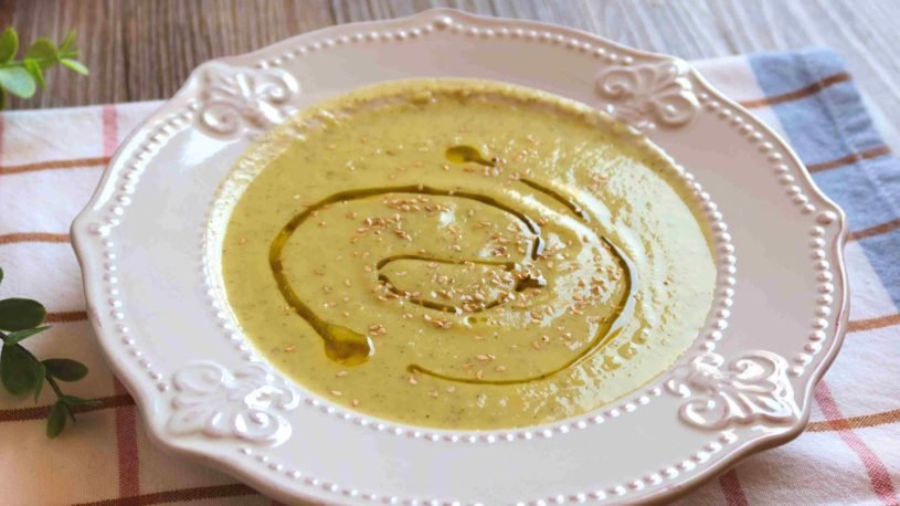 Crema de Calabacin y Manzana